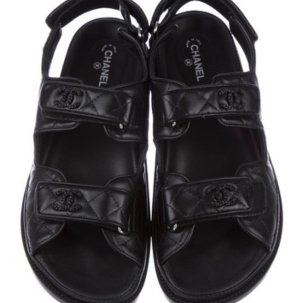 Chanel dad sandals.